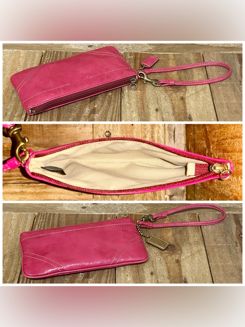 Coach. 4 Piece Set: Madison Phoebe Bag with Free Wristlet, Scarf & Dust Bag. - Picture 15 of 16
